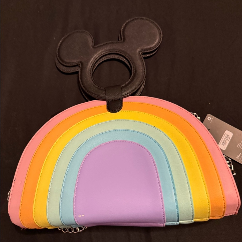 Disney Pastel Rainbow Mickey Bag - Picture 4 of 5